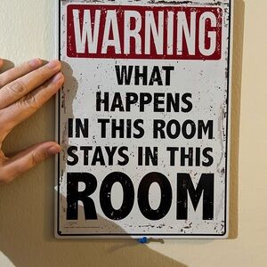 Picture what happens in this room, stays in this room